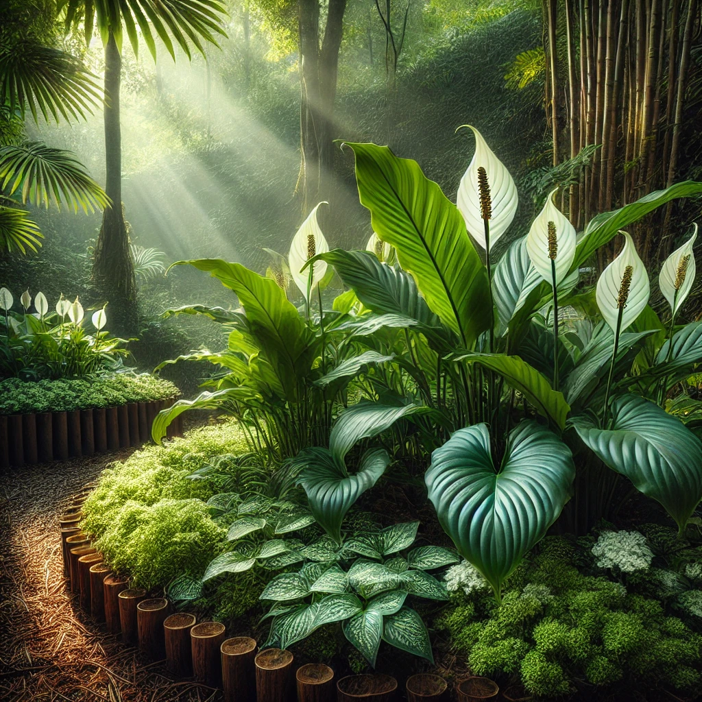 can peace lilies be planted outdoors