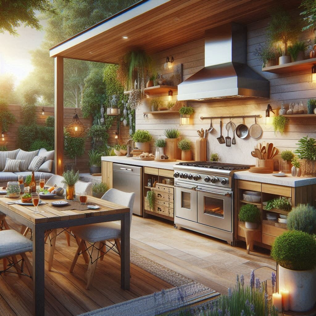 how do you build an outdoor kitchen
