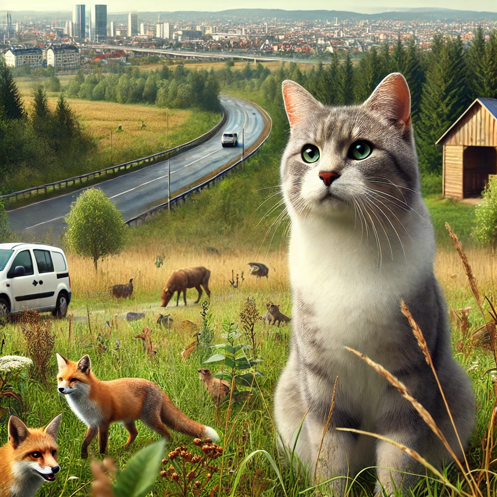 how long do outdoor cats live