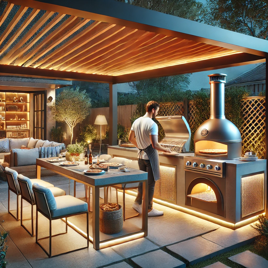 how to build an outdoor kitchen