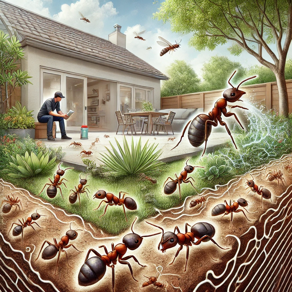 how to get rid of outdoor ants