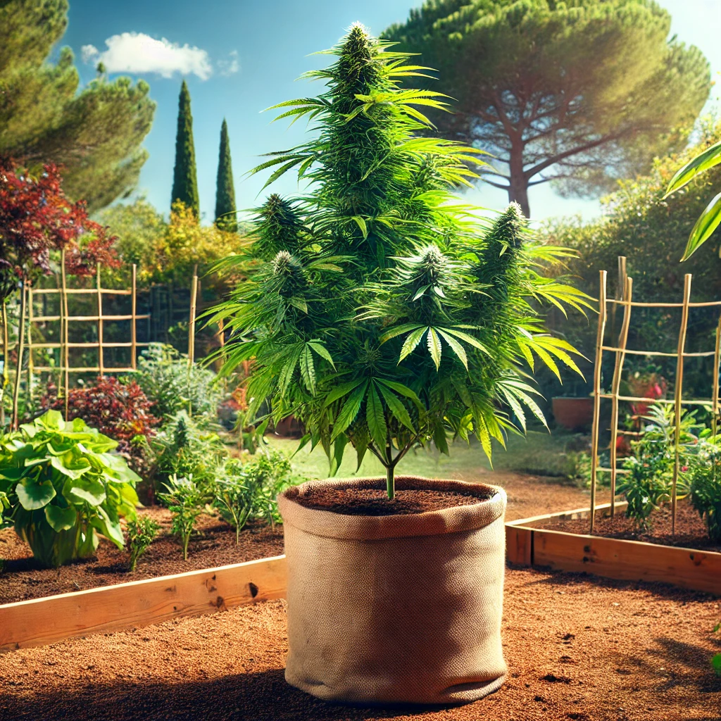 how to grow a pot plant outdoors