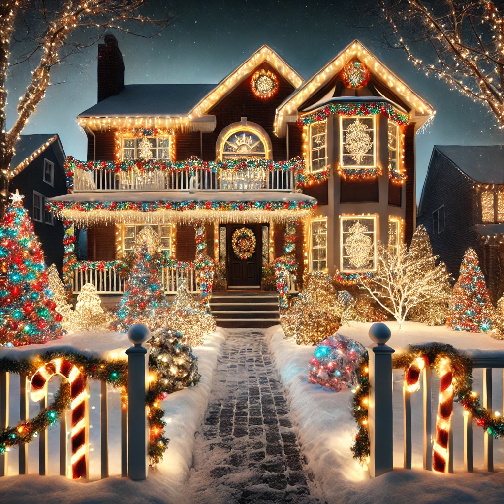 how to hang outdoor christmas lights