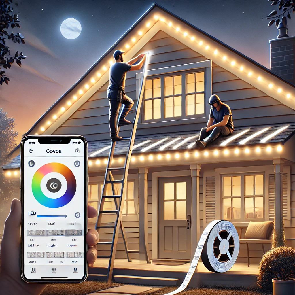 how to install govee permanent outdoor lights