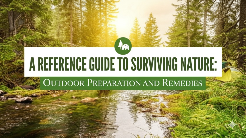 a reference guide to surviving nature outdoor preparation and remedies