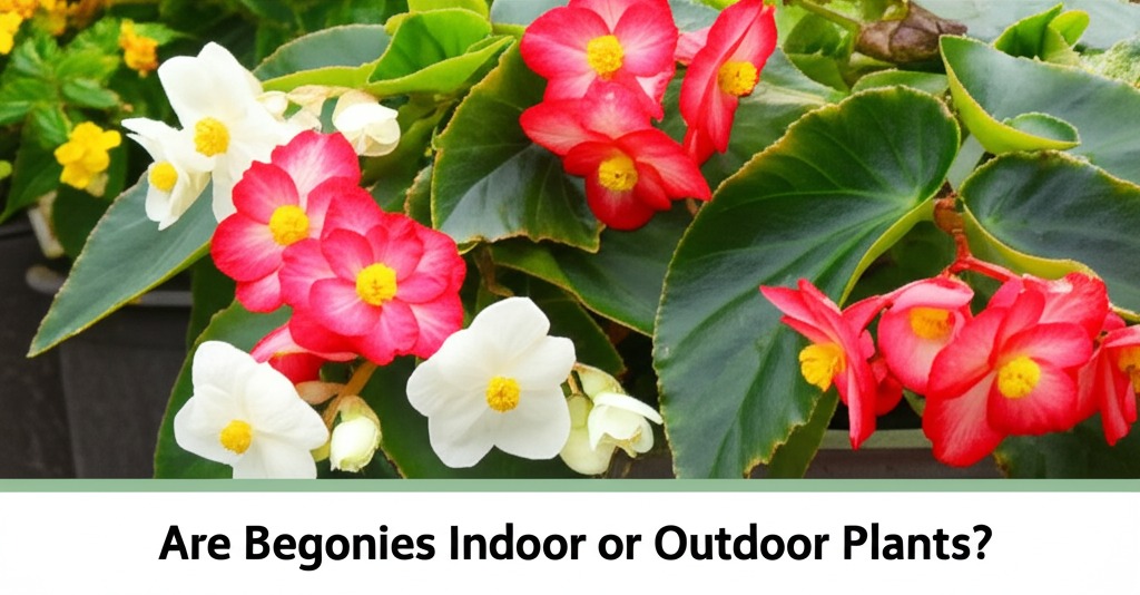 are begonias indoor or outdoor plants