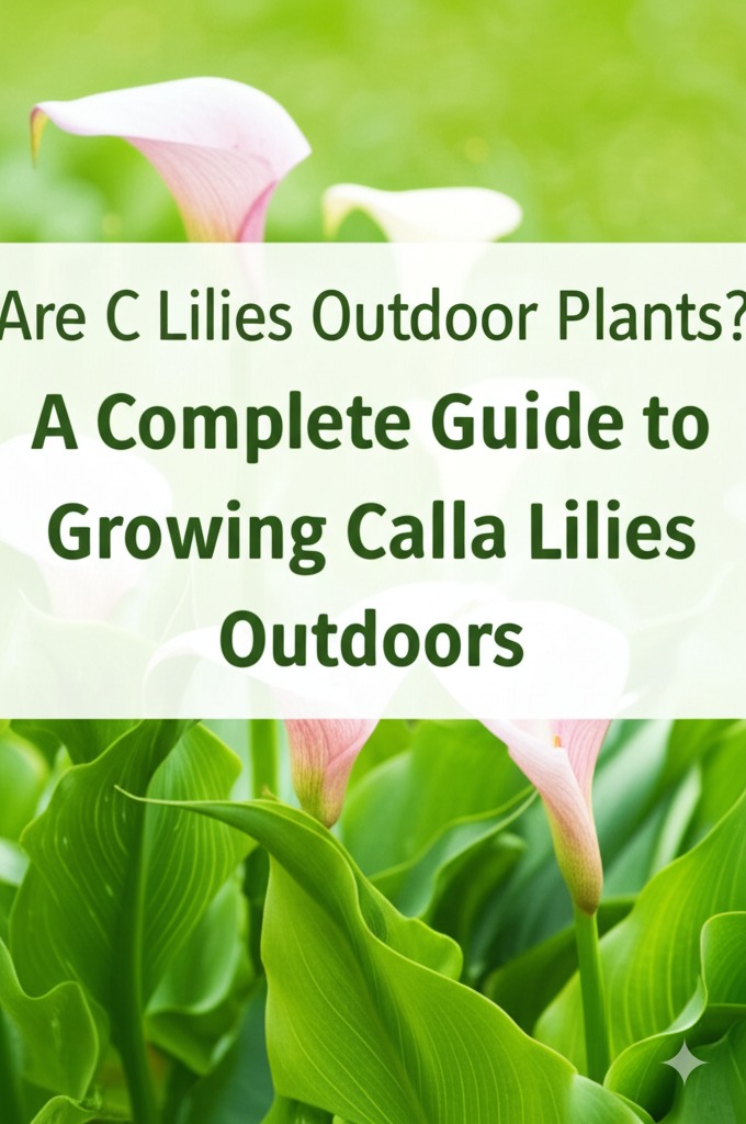 are calla lilies outdoor plants