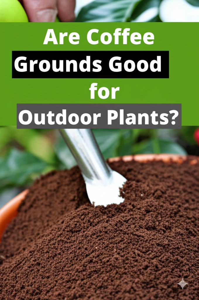 are coffee grounds good for outdoor plants
