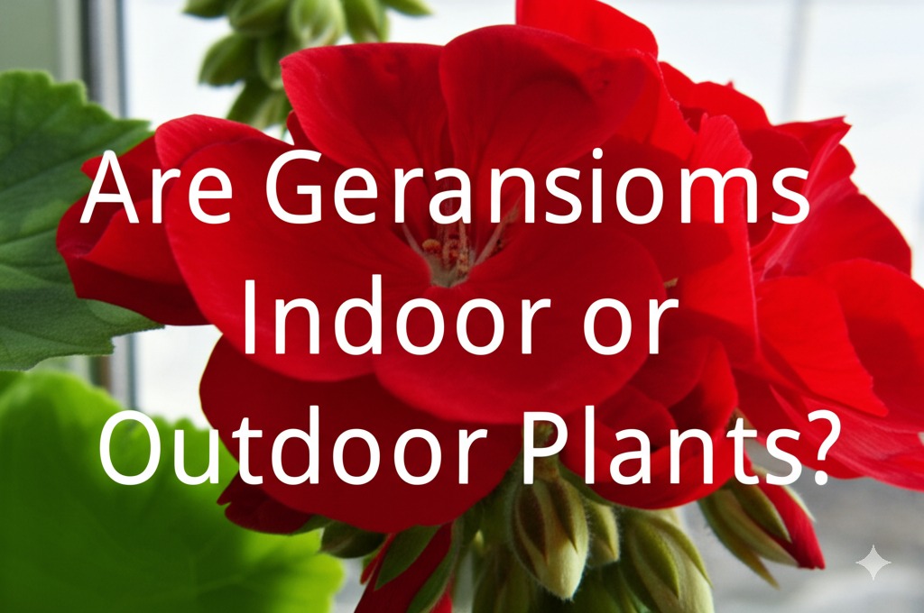 are geraniums indoor or outdoor plants