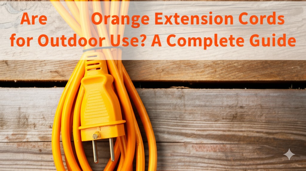 are orange extension cords for outdoor use