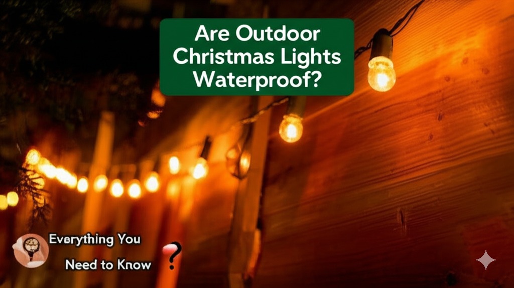 are outdoor christmas lights waterproof