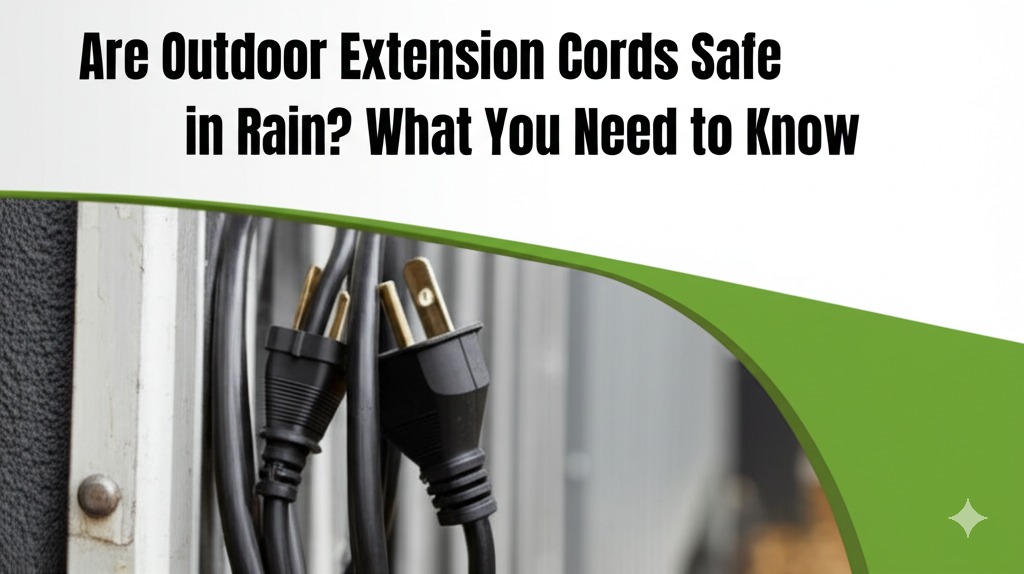 are outdoor extension cords safe in rain