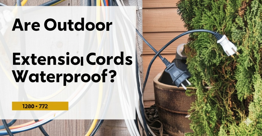 are outdoor extension cords waterproof