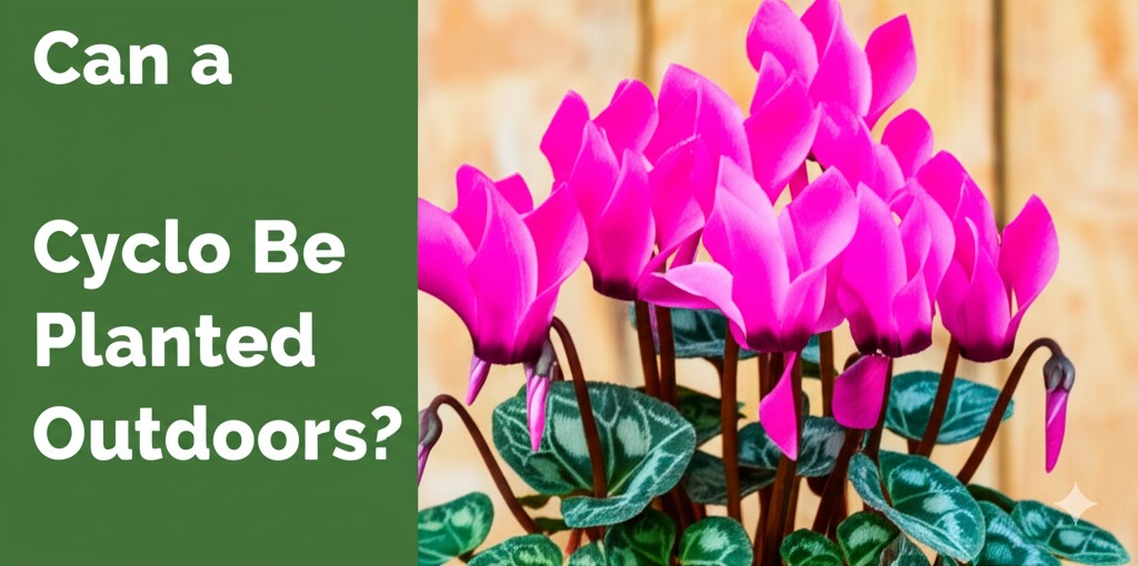 can a cyclamen be planted outdoors