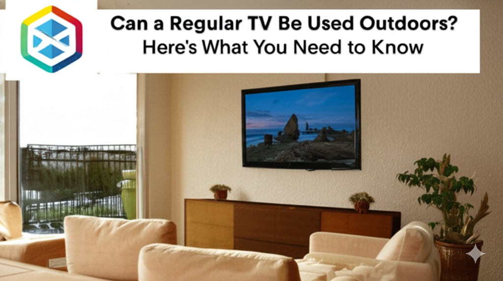 can a regular tv be used outdoors