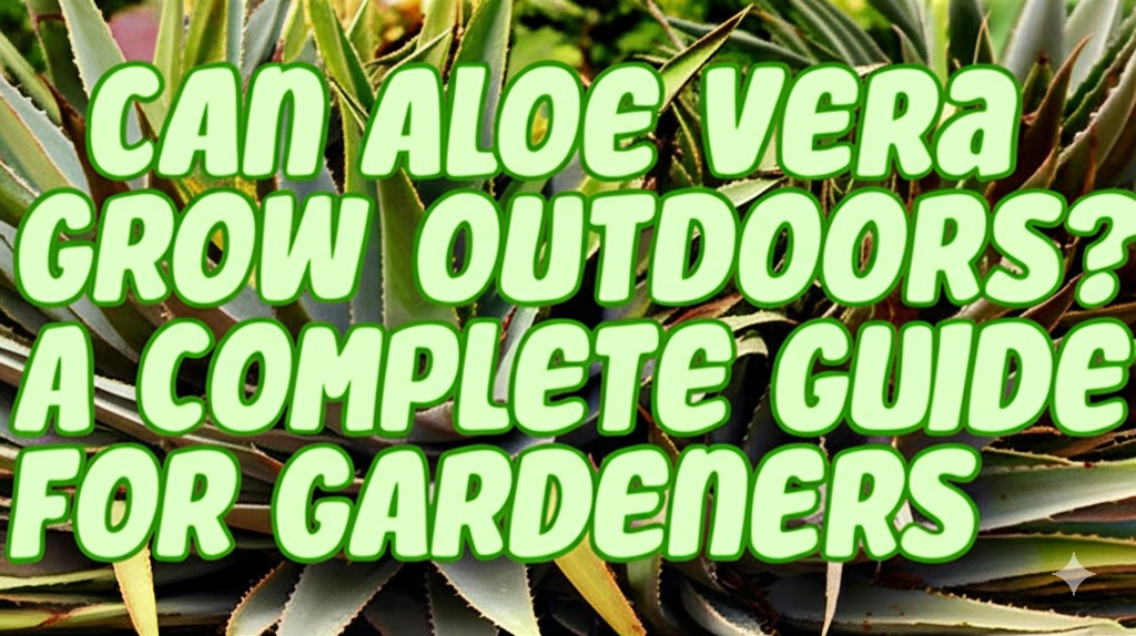 can aloe vera grow outdoors