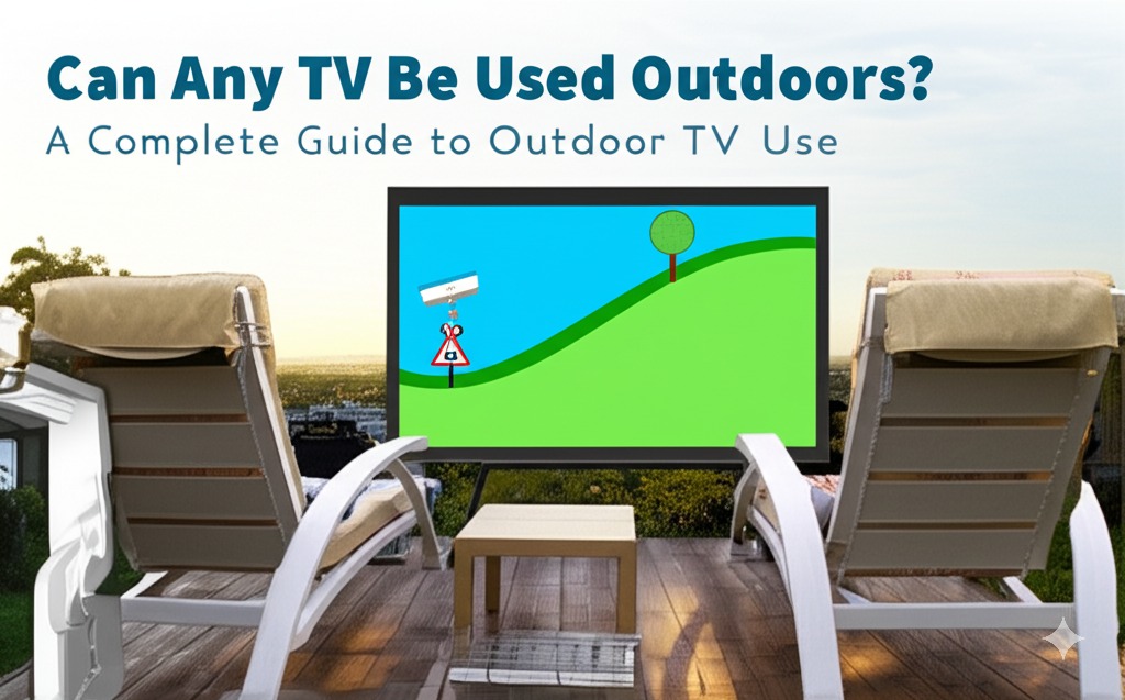 can any tv be used outdoors