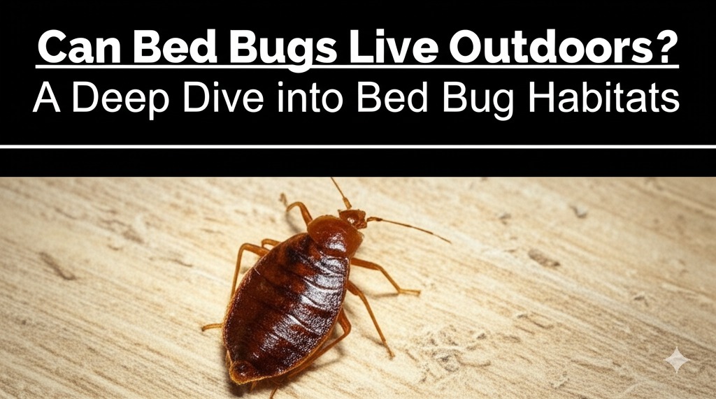 can bed bugs live outdoors