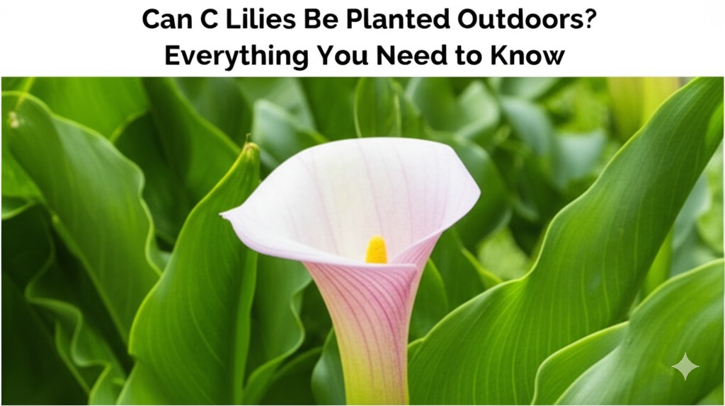can calla lilies be planted outdoors
