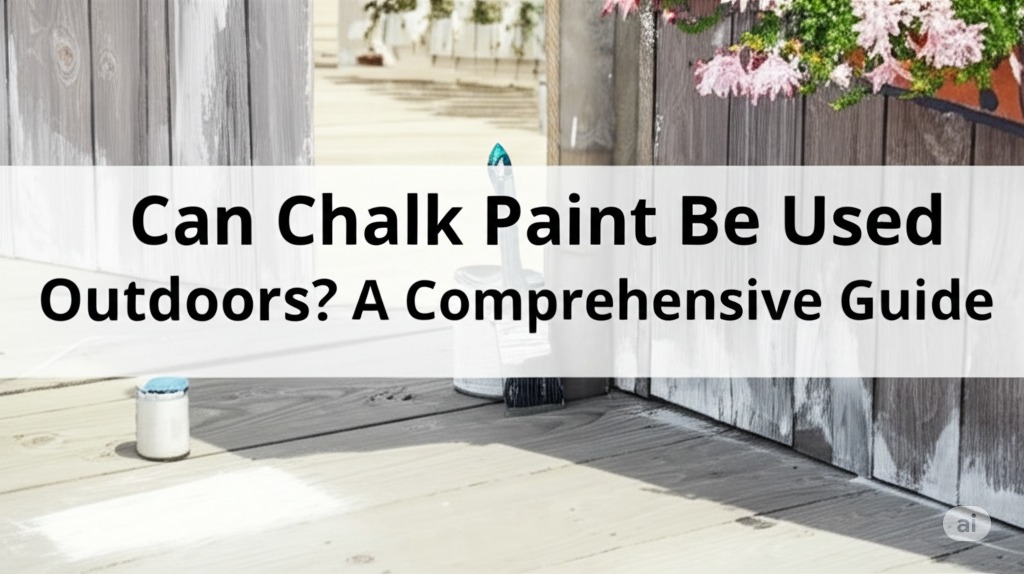 can chalk paint be used outdoors